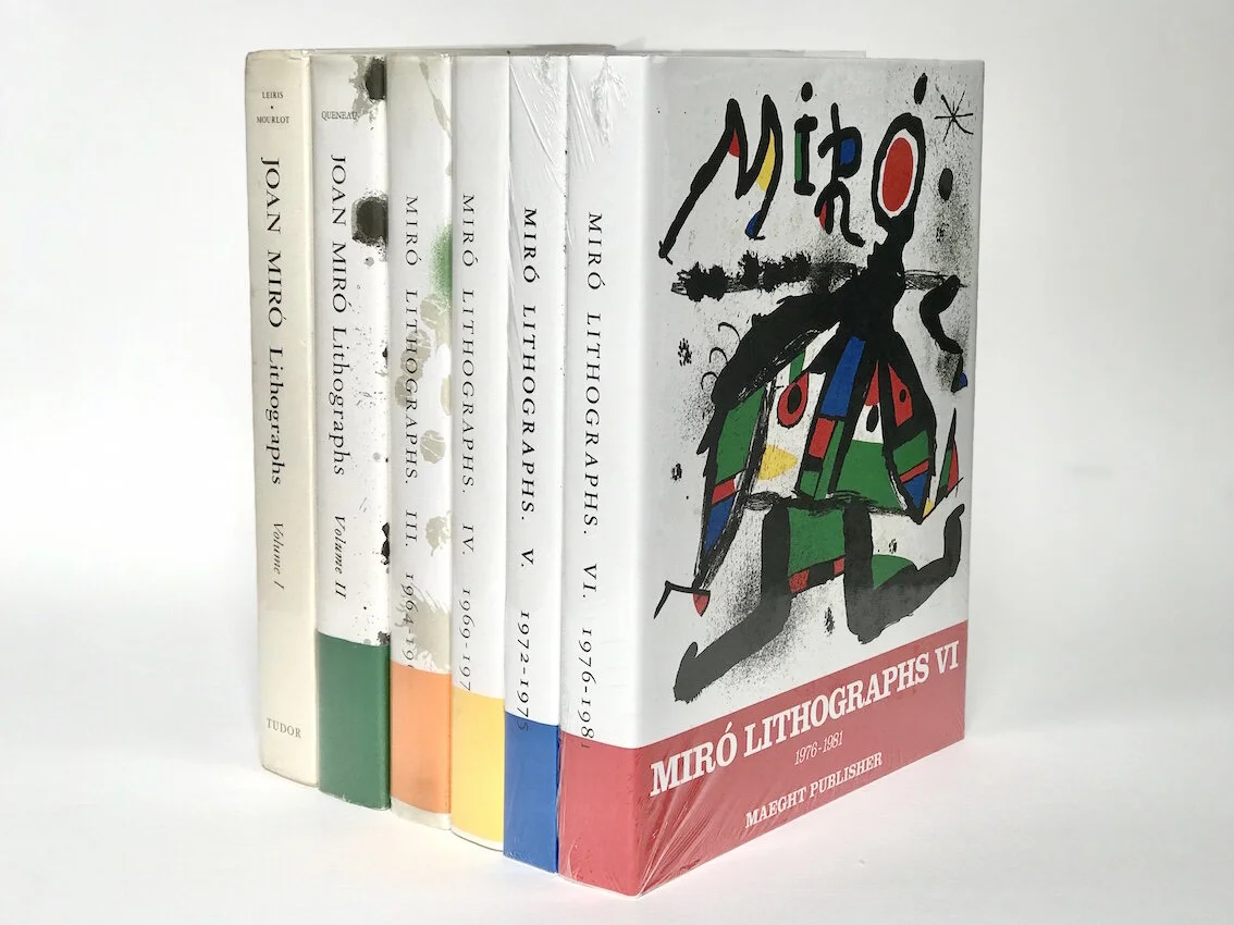 Joan Miró Lithographs Catalogue Raissoné Volumes 1–6 — Room & Book